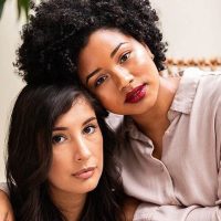 portriat of tow latina women